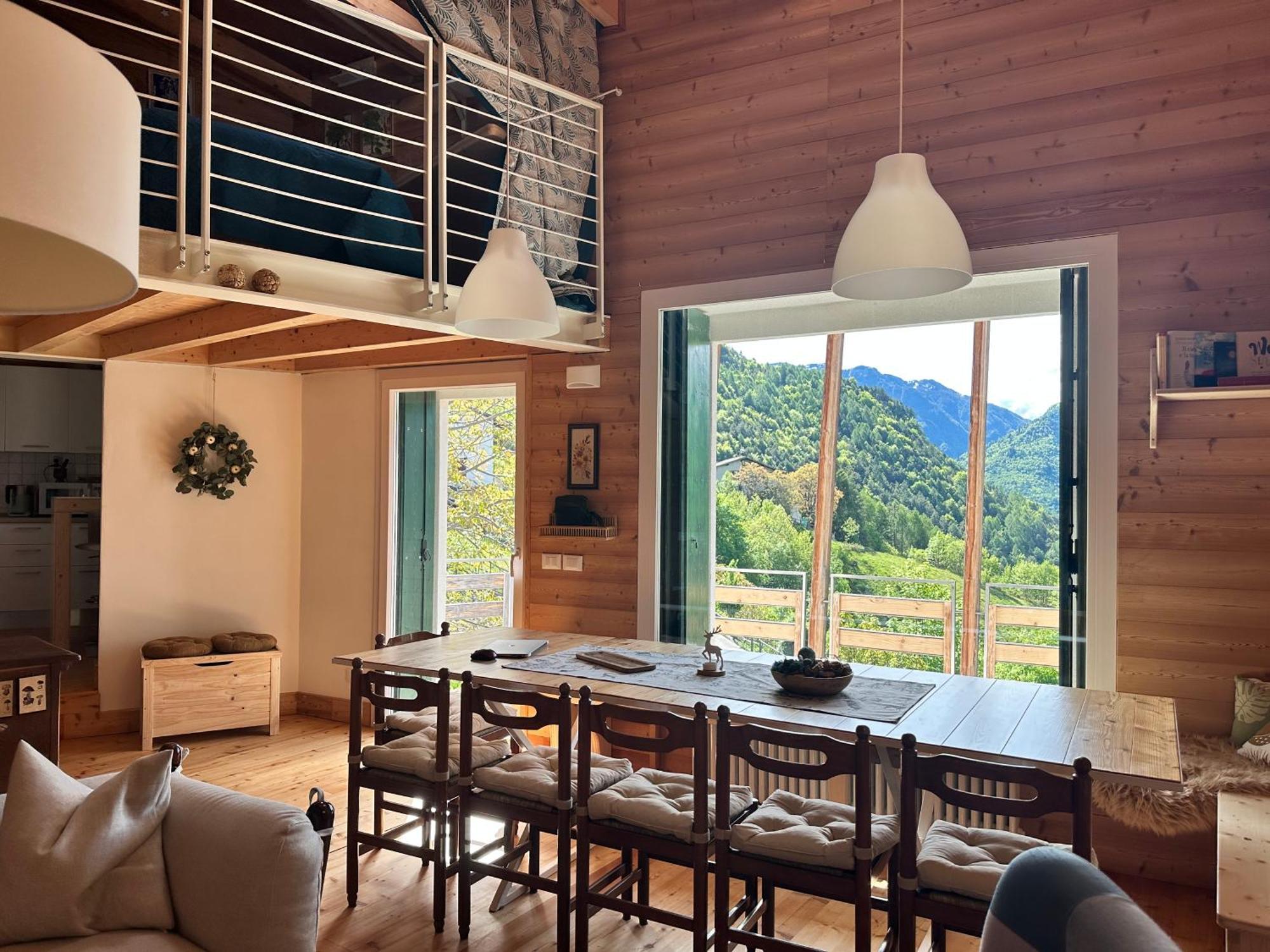 Cielo E Terra Chalet Zencheri Con Vista Panoramica Piazza  Bagian luar foto